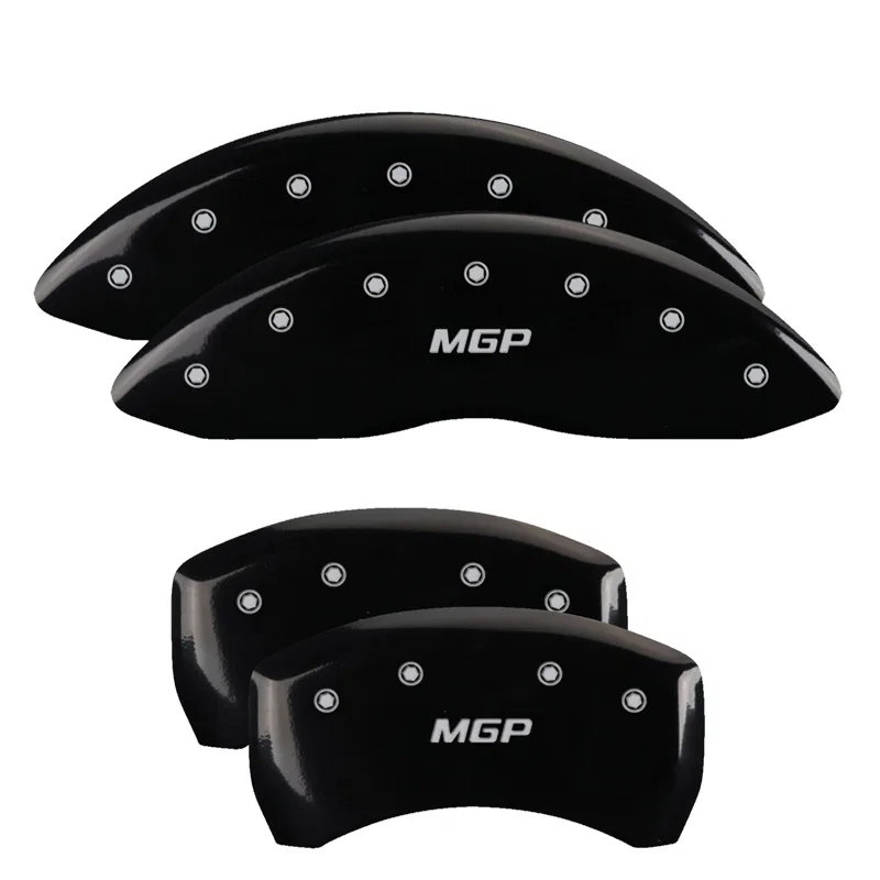 49014SMGPBK – MGP CALIPER Caliper Cover, Set of 4 MGP Logo Powder Coated Black Aluminum
